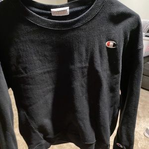 black womens medium champion crew neck